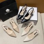 Summer New Pointed Toe High Heels Women's Stiletto Toe Sandals Back Hollow Shallow Mouth Single Shoes Women - Image 11
