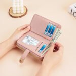 Bag Women's Wallet Zipper Coin Purse Cross-border Litchi Pattern High-end Multi-functional Wallet Large Capacity Card Bag for Women - Image 6
