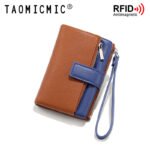 Cross-Border High-End Anti-Theft 80% off Women's Short Wallet with Japanese-Style Large Capacity Card Holder and Money Clip - Image 8