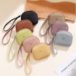 Yueqiankai Fashionable and Simple Hand-Held Coin Purse, Multi-Functional Mini Purse That Can Hold Lipstick, Zipper Earphone Bag Purse - Image 2