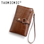 Foreign trade stone-patterned medium-long hand-held women's wallet 80% off coin compartment earphone wallet womenwallet - Image 8