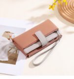 Cross-Border High-End Anti-Theft 80% off Women's Short Wallet with Japanese-Style Large Capacity Card Holder and Money Clip