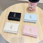 2026 New Style Women's Wallet, Small Chanel-Style Coin Purse, Pu Mini Portable Simple Clip Wallet, Women's High-End Style - Image 7