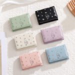 Cross-Border Cute Short Cartoon Women's Wallet Cat Small 70% off Ins Youth Campus Wallet Card Holder Wallet - Image 2