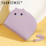 Korean-style cute cat coin purse, high-end Instagram-worthy access control accordion card holder/card sleeve wholesale.