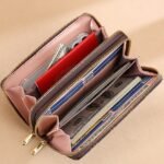 Women's Wallet 2026 New Long Style Wallet for Girls, Fashionable Double-Layer Zipper Large Capacity Wallet for Women - Image 4