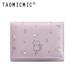 Cross-Border Cute Short Cartoon Women's Wallet Cat Small 70% off Ins Youth Campus Wallet Card Holder Wallet - Image 9
