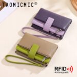 Cross-Border High-End Anti-Theft 80% off Women's Short Wallet with Japanese-Style Large Capacity Card Holder and Money Clip - Image 3
