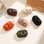 Yue Qiankai Women's Coin Card Bag Mini Small Bag Double-Layer Zipper with Key Large Capacity Headphones Lipstick Cosmetic Bag - Image 3