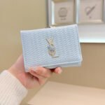 2026 New Style Women's Wallet, Small Chanel-Style Coin Purse, Pu Mini Portable Simple Clip Wallet, Women's High-End Style - Image 3
