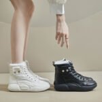 Fleece-Lined High-Top Snow Boots for Women 2026 Winter New Style Student Ins Korean Style Warm Casual Shoes Cotton Shoes - Image 7