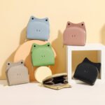 Fashionable, Compact and Cute Design Frog Coin Purse Mini Creative Embroidery Thread Small Bag Pebbled Coin Coin Card Holder - Image 3