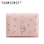 Cross-Border Cute Short Cartoon Women's Wallet Cat Small 70% off Ins Youth Campus Wallet Card Holder Wallet - Image 12