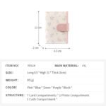 Korean Style Fresh Short Women's Wallet Pu Printed Small 70% off Ins Style Foreign Trade Multi-Card Slot Wallet - Image 4