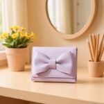 Daini Korean Ins Style Fresh and Cute Big Bow High Quality Mini Compact 70% off Student Short Wallet