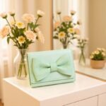 Daini Korean Ins Style Fresh and Cute Big Bow High Quality Mini Compact 70% off Student Short Wallet - Image 5