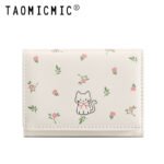 Cross-Border Cute Short Cartoon Women's Wallet Cat Small 70% off Ins Youth Campus Wallet Card Holder Wallet - Image 10