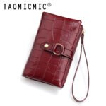 Foreign trade stone-patterned medium-long hand-held women's wallet 80% off coin compartment earphone wallet womenwallet - Image 12