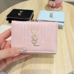 2026 New Style Women's Wallet, Small Chanel-Style Coin Purse, Pu Mini Portable Simple Clip Wallet, Women's High-End Style - Image 8