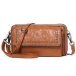 Cross-Border European and American Style Crossbody Mobile Phone Bag Embossed Mini Crossbody Bag Autum Women's 2026 Shoulder Bag Large Capacity Wallet - Image 9