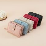 Bag Women's Wallet Zipper Coin Purse Cross-border Litchi Pattern High-end Multi-functional Wallet Large Capacity Card Bag for Women - Image 5