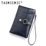 Foreign trade stone-patterned medium-long hand-held women's wallet 80% off coin compartment earphone wallet womenwallet - Image 11