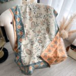 Thickeneded Version of Retro Ethnic Style Cashew Flower Scarf for Women Winter High-End Warm Scarf Imitation Cashmere Shawl - Image 3