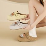2026 Spring New Birkenstock Shoes Ins Korean Style Female Student Slip-On Half-Slip Casual Shoes Street Style Y705 - Image 3