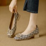 2025 Spring Collection Double g Buckle Multi-Color Options Women's Simple Versatile Slip-On Loafers Fashion Moccasins - Image 2
