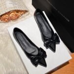 2026 New Pointed-Toe Shallow Slip-On Shoes Butterfly Casual Flat Loafers Versatile Boat Shoes Large Size Women's Shoes 41-43 - Image 8