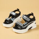 Cross-border plus size Wedge Sports Sandals for Women 2025 Summer New European and American Style Platform Lightweight Sandals for Women - Image 7