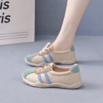 Women's Low-Cut Sports Sneakers 2026 Spring and Autumn New Trendy Versatile Dad-Style White Sneakers - Image 2