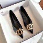 Pointed Toe Flats for Women 2026 New Fairy Shoes Gentle Flat Shoes for Women with Unique Design Niche Large Sizes 41 to 43 - Image 2
