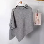 2025 New Style Shawl for Women, Spring & Fall Fashion, Versatile Diagonal Buckle, Loose, High-End Cape, Decorative Scarf and Cape - Image 12