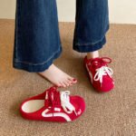 Baotou Dexun Shoes Forrest Gump Half Slippers Women's 2025 Autumn Heelless Women's Shoes Slip-On Lazy Shoes Wholesale - Image 4