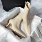 French-style pointed-toe ankle boots for women, new autumn/winter 2026, low heel, fashionable soft leather, versatile, fleece-lined, slimming, and ankle boots. - Image 2