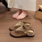 Retro Style Height-Increasing Thick-Soled Flip-Flops for Women, Summer Outdoor Wear, 2026 New Model, Suitable for Pairing with Dresses, Wedge Sandals - Image 3