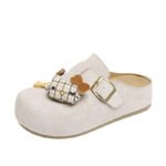 2026 Spring New Birkenstock Shoes Ins Korean Style Female Student Slip-On Half-Slip Casual Shoes Street Style Y705 - Image 6