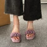 Women's High Heel Sandals 2023 New Summer Outwear Fairy Style Transparent Crystal Heel Platform Thick Heel Sandals - Image 8