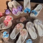 New Trendy Butterfly Orchid Flip-Flops for Women, Beach Non-Slip Sandals with Thick Soles for Summer Outdoor Wear, Eva - Image 10