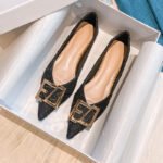Pointed Toe Flats for Women 2026 Spring Versatile Flat Gentle Shoes Fairy Style Plus Size Women's Shoes 41 to 43 Shallow Mouth Shoes Low Heel - Image 2