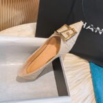 Pointed Toe Flats for Women 2026 Spring Versatile Flat Gentle Shoes Fairy Style Plus Size Women's Shoes 41 to 43 Shallow Mouth Shoes Low Heel - Image 5