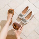 2026 Retro Women's Slip-On Shoes Made of Top-Layer Cowhide, Vintage Style Flats for Spring and Autumn, Women's Shallow Cut-Out Perforated Shoes - Image 4