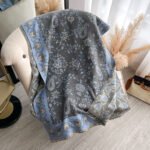 Thickeneded Version of Retro Ethnic Style Cashew Flower Scarf for Women Winter High-End Warm Scarf Imitation Cashmere Shawl - Image 6