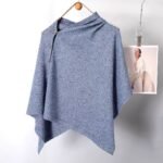 2025 New Style Shawl for Women, Spring & Fall Fashion, Versatile Diagonal Buckle, Loose, High-End Cape, Decorative Scarf and Cape - Image 11