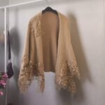 Imitation mink lace Chinese-style outer shawl, cheongsam outer wrap with a slit, cross-border new Chinese-style lace shawl - Image 8