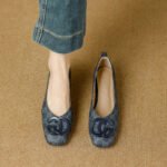 2025 Spring Collection Double g Buckle Multi-Color Options Women's Simple Versatile Slip-On Loafers Fashion Moccasins - Image 7