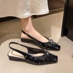 Foreign Trade Cross-Border Thick-Heeled Sandals for Women 2026 Summer New Style Bow-Knot Rivet Mary Jane Shoes for Women - Image 2