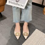 Pointed Toe Flats for Women 2026 New Fairy Shoes Gentle Flat Shoes for Women with Unique Design Niche Large Sizes 41 to 43 - Image 7
